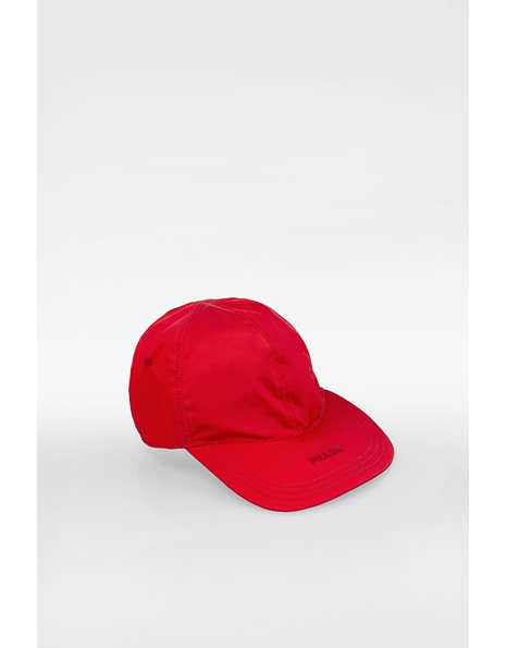 Red Tessuto Cap