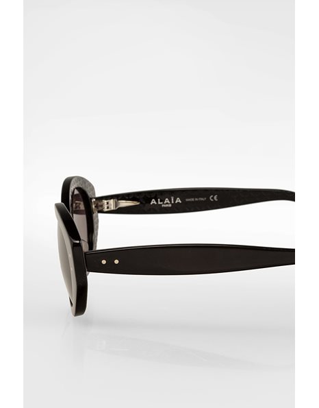 AA0026S Black Oval Sunglasses