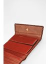 Red Brick Suede / Leather Wallet