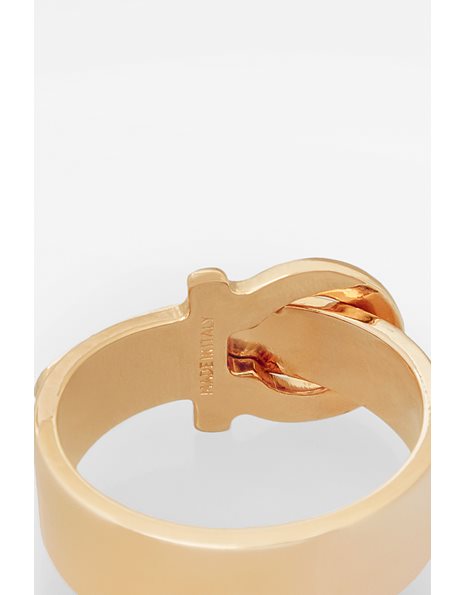 Gold Plated Scarf Ring