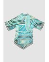 Shirt / Dress in Turquoise Tones / Size: 42 IT - Εφαρμογή: Μ