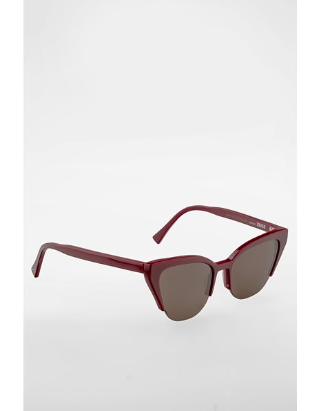 C45218145 Burgundy Cleo Sunglasses