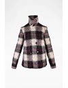Check Flannel Jacket with Sheep Collar / Size ΙΤ40 - Fit: True to Size