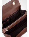 Brown Leather Bauletto Bag