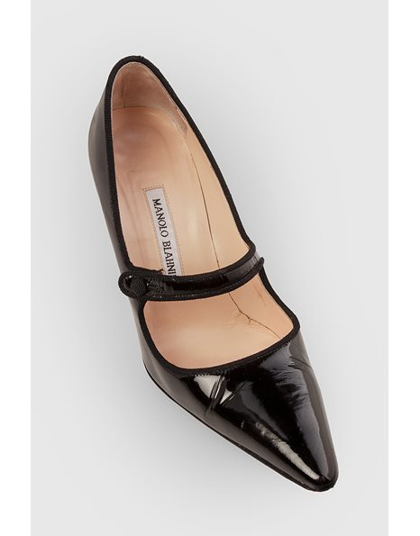Black Patent Leather Pumps - Size: 37 - Fit: True to Size