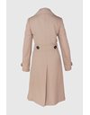 Beige Belted Trench / Coat with Large Buttons / Size: 38 IT - Fit: XXSmall