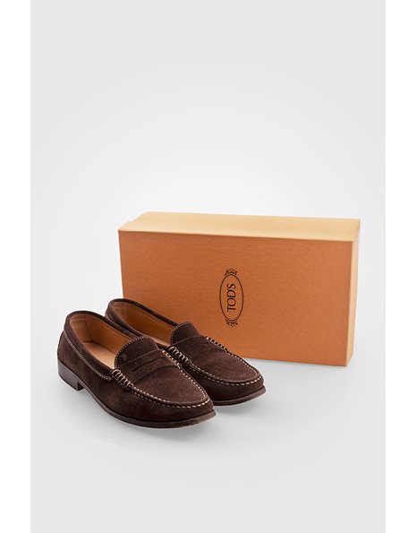 Brown Suede Loafers  / Size: 38 - Fit: True to Size