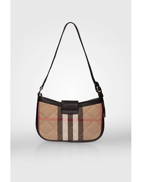 Small Quilted Check Shoulder Bag
