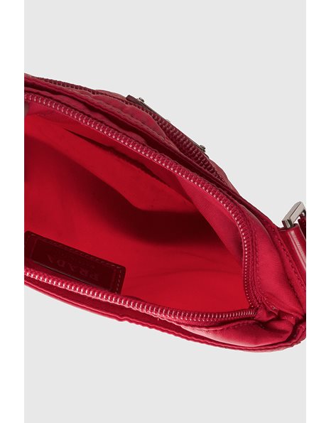 Small Red Tessuto Crossbody Bag