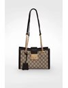 Small Padlock GG Shoulder Bag with Gold Tone Chain
