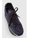 Δίπατα Ντένιμ Sneakers με Πλατφόρμα απο Χάντρες / Μέγεθος 40 - Εφαρμογή: Κανονική