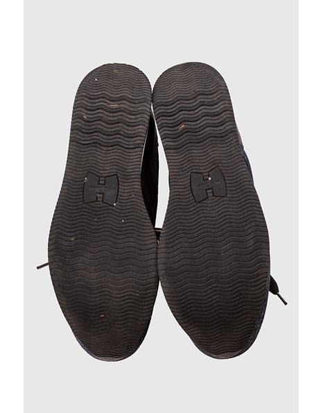 Denim Beaded Platform Sneakers / Size 40 - Fit: Regular