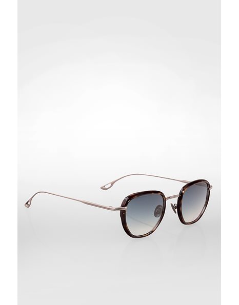 CH10193 Metallic Sunglasses with Tortoise Details