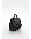 Black Leather Numéro Un Bag